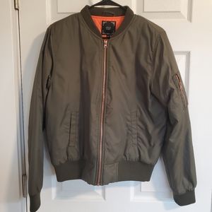 Army Green Bomber Jacket